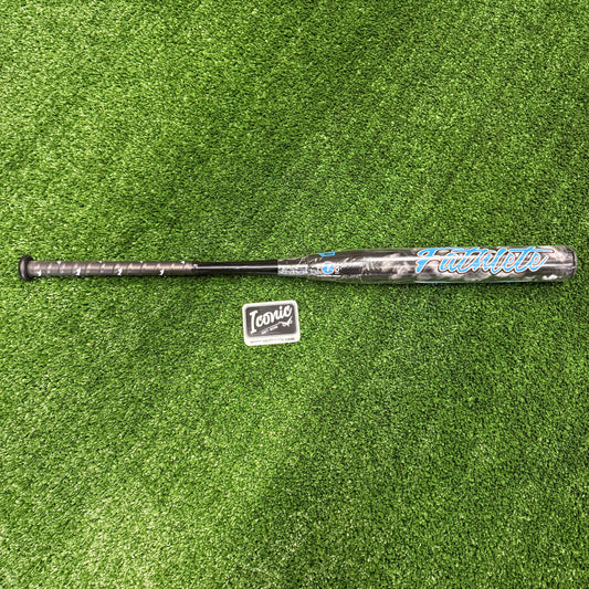 2024 Monsta Athletics "FATHLETE" BLACK AND BLUE USA ASA MX Torch w/ 3500 Handle Composite Slowpitch Softball Bat