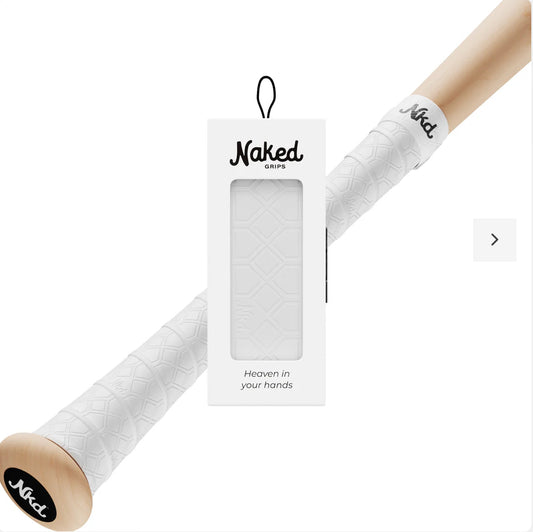 Naked Grips FROST WHITE BAT GRIP