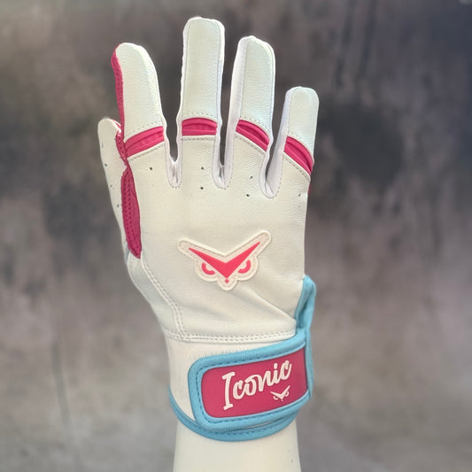 Iconic Elite Batting Gloves - South Beach (ADULT)