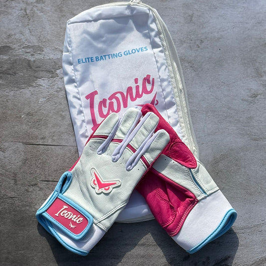 Iconic Elite Batting Gloves - South Beach (ADULT)