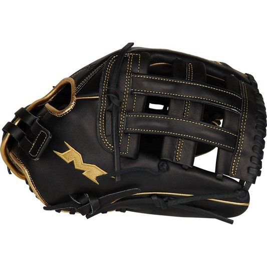 MIKEN - GOLD Pro Series 14" Black Gold Slowpitch Glove