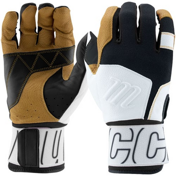 MARUCCI - YOUTH BLACKSMITH BATTING GLOVES - BLACK/TAN