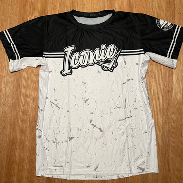 Iconic Premium Mesh Jersey - White/Black